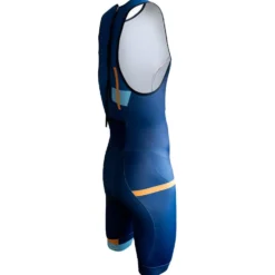 Pantaloncini da trail Bv Sport Combinaison Triathlon 3X100 Bleu Orange