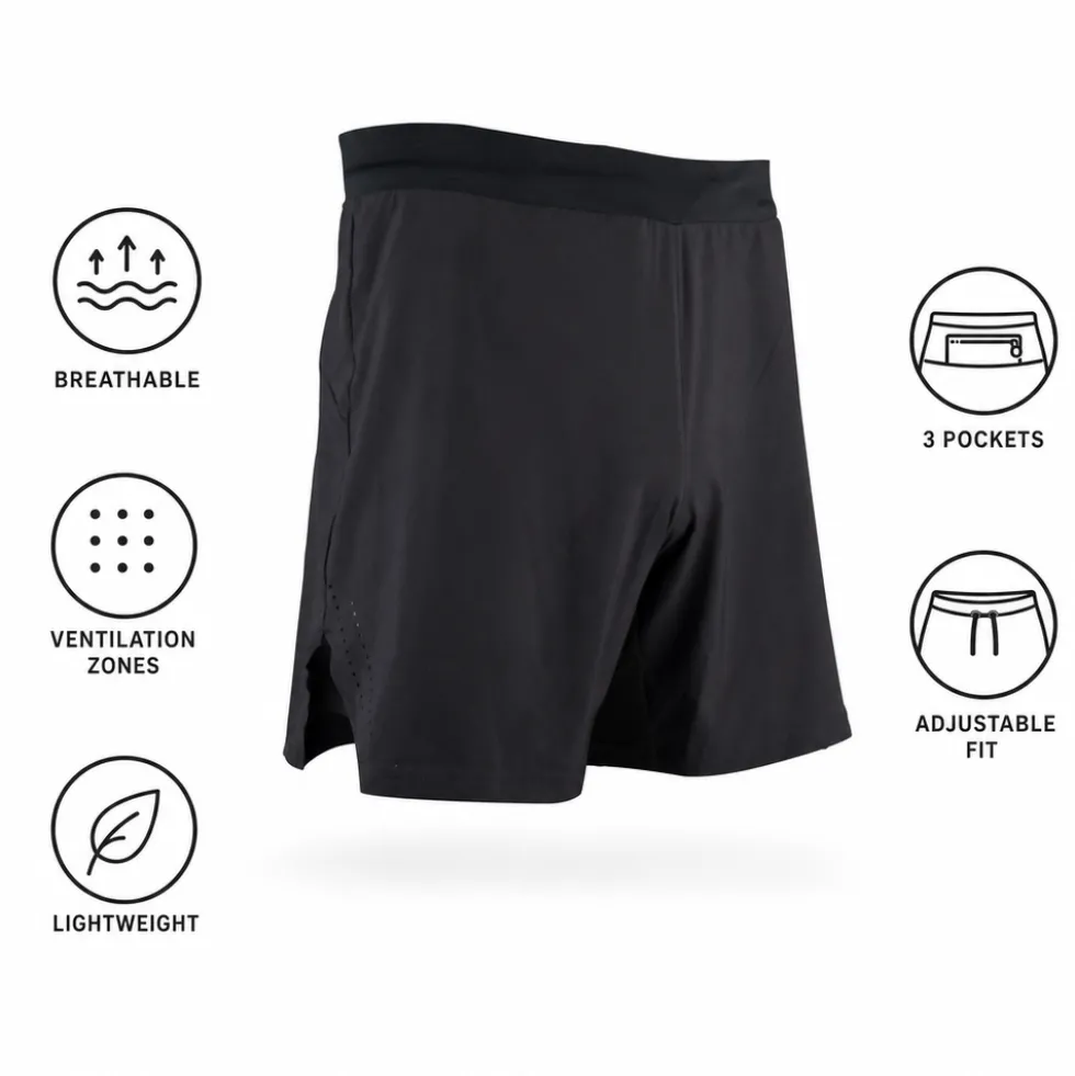 Pantaloncini da trail Bv Sport Boston Noir
