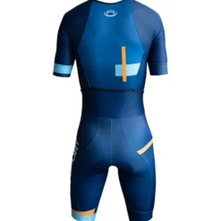 Pantaloncini da trail Bv Sport Combinaison Triathlon 3X200 Bleu Orange