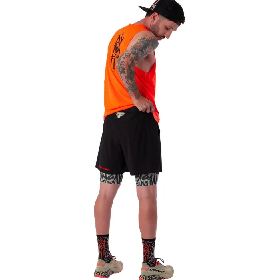 Pantaloncini da trail Dynafit Trail 2in1 Short M Black Out Overcast