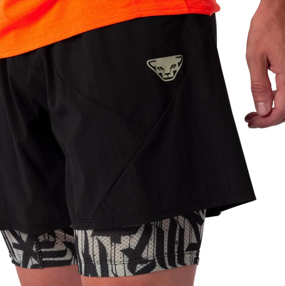 Pantaloncini da trail Dynafit Trail 2in1 Short M Black Out Overcast