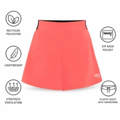 Pantaloncini da trail Kari Traa Nora 2.0 Shorts 4 In Light Red