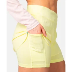 Pantaloncini da trail Kari Traa Mija Training Shorts Mellow Yellow