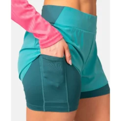 Pantaloncini da trail Kari Traa Mija Training Shorts Blue Lagoon