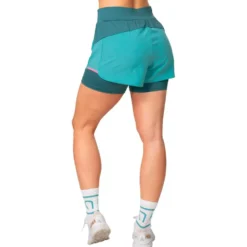 Pantaloncini da trail Kari Traa Mija Training Shorts Blue Lagoon