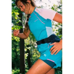 Pantaloncini da trail Kari Traa Mija Training Shorts Blue Lagoon