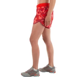 Pantaloncini da trail La Sportiva Timing Short W Velvet Cherry Tomato