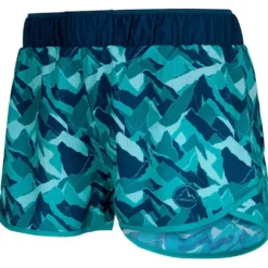 Pantaloncini da trail La Sportiva Timing Short W Storm Blue Lagoon