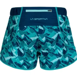 Pantaloncini da trail La Sportiva Timing Short W Storm Blue Lagoon