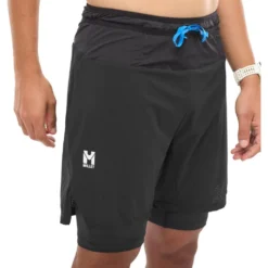 Pantaloncini da trail Millet Intense 2In1 Short M Black