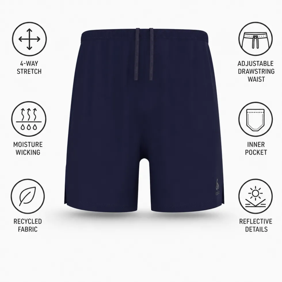 Pantaloncini da trail Odlo Essential 6 Inch Short Eclipse