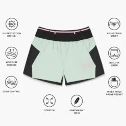 Pantaloncini da trail Picture Woodah W Stretch Shorts Cloudy Blue