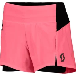 Pantaloncini da trail Scott Hybrid Shorts W's Endurance Pink Black