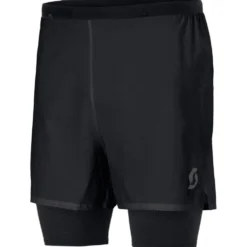 Pantaloncini da trail Scott Hybrid Endurance Tech Black