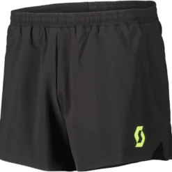 Pantaloncini da trail Scott Rc Run Split Short Black Yellow