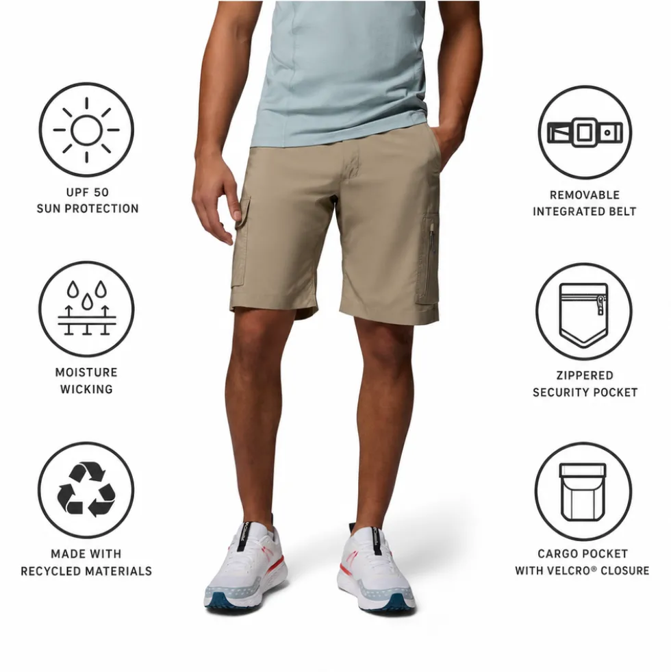 Pantaloncini da trekking Columbia Silver Ridge Utility Cargo Short Tusk