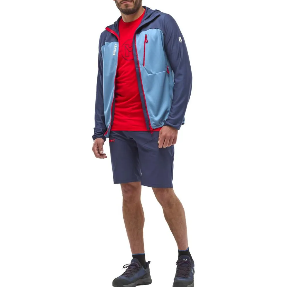 Pantaloncini da trekking Millet Wanaka Stretch Short III Saphir