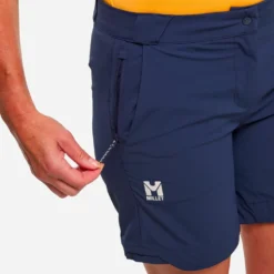 Pantaloncini da trekking Millet Ubic Stretch W Saphir