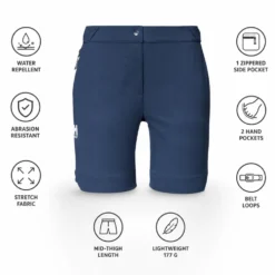Pantaloncini da trekking Millet Ubic Stretch W Saphir
