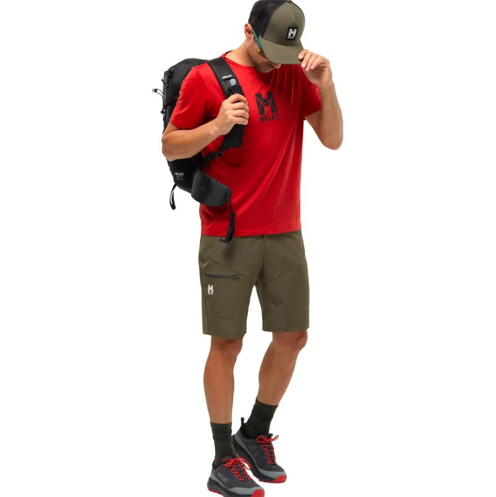 Pantaloncini da trekking Millet Wanaka Stretch Short III Grape Leaf
