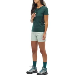 Pantaloncini da trekking Millet Wanaka Stretch Short III W Seaweed