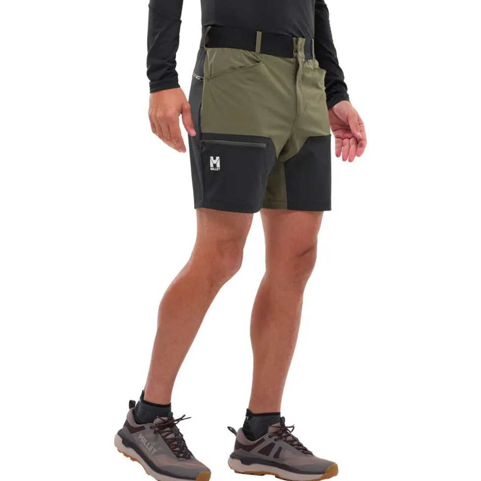 Pantaloncini da trekking Millet Onega Stretch Short Grape Leaf Black