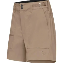 Pantaloncini da trekking Norrona Femund Light Cotton Short W Winter Twig