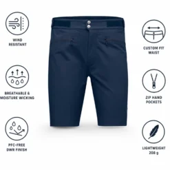 Pantaloncini da trekking Norrona Femund Flex1 Lightweight Short Indigo Night