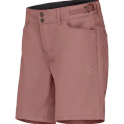 Pantaloncini da trekking Norrona Femund Cotton Short W Grape Shake