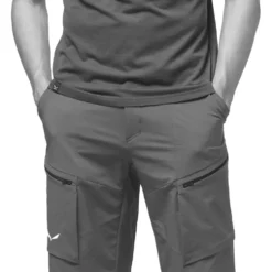 Pantaloncini da trekking Salewa Puez Durastretch Cargo Shorts M Dark Olive
