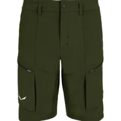 Pantaloncini da trekking Salewa Puez Durastretch Cargo Shorts M Dark Olive