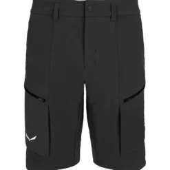 Pantaloncini da trekking Salewa Puez Durastretch Cargo Shorts M Black Out