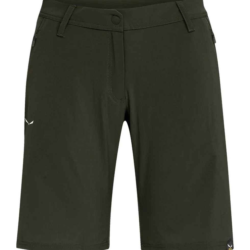 Pantaloncini da trekking Salewa Talvena Durastretch W Dark Olive
