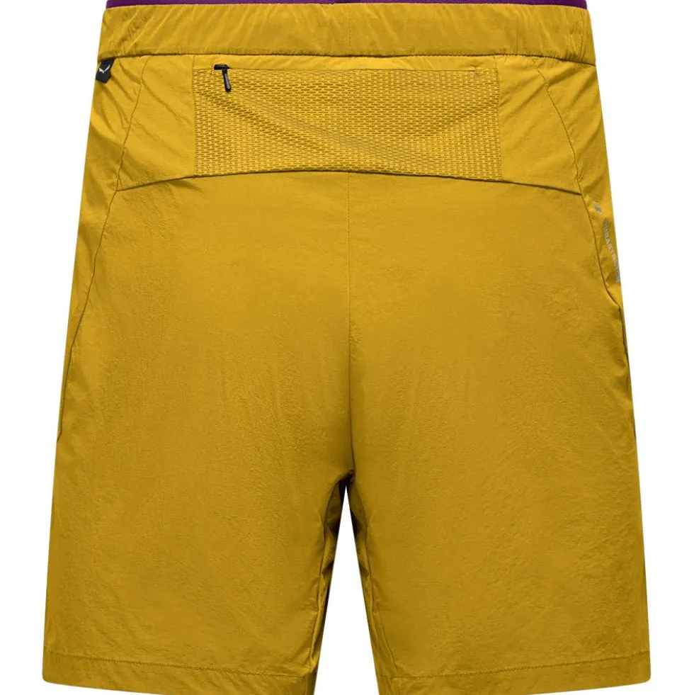 Pantaloncini da trekking Salewa Pedroc Durastretch Light Short Olive Oil