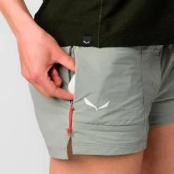 Pantaloncini da trekking Salewa Puez Durastretch W Shadow