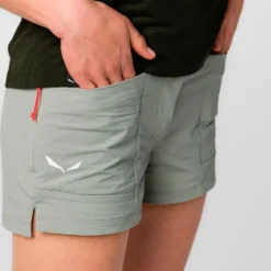 Pantaloncini da trekking Salewa Puez Durastretch W Shadow