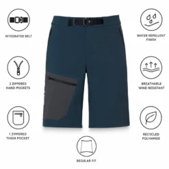Pantaloncini da trekking Vaude Men's Badile II Dark Sea