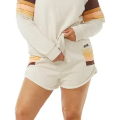Pantaloncini Rip Curl Block Party Oatmeal Marle