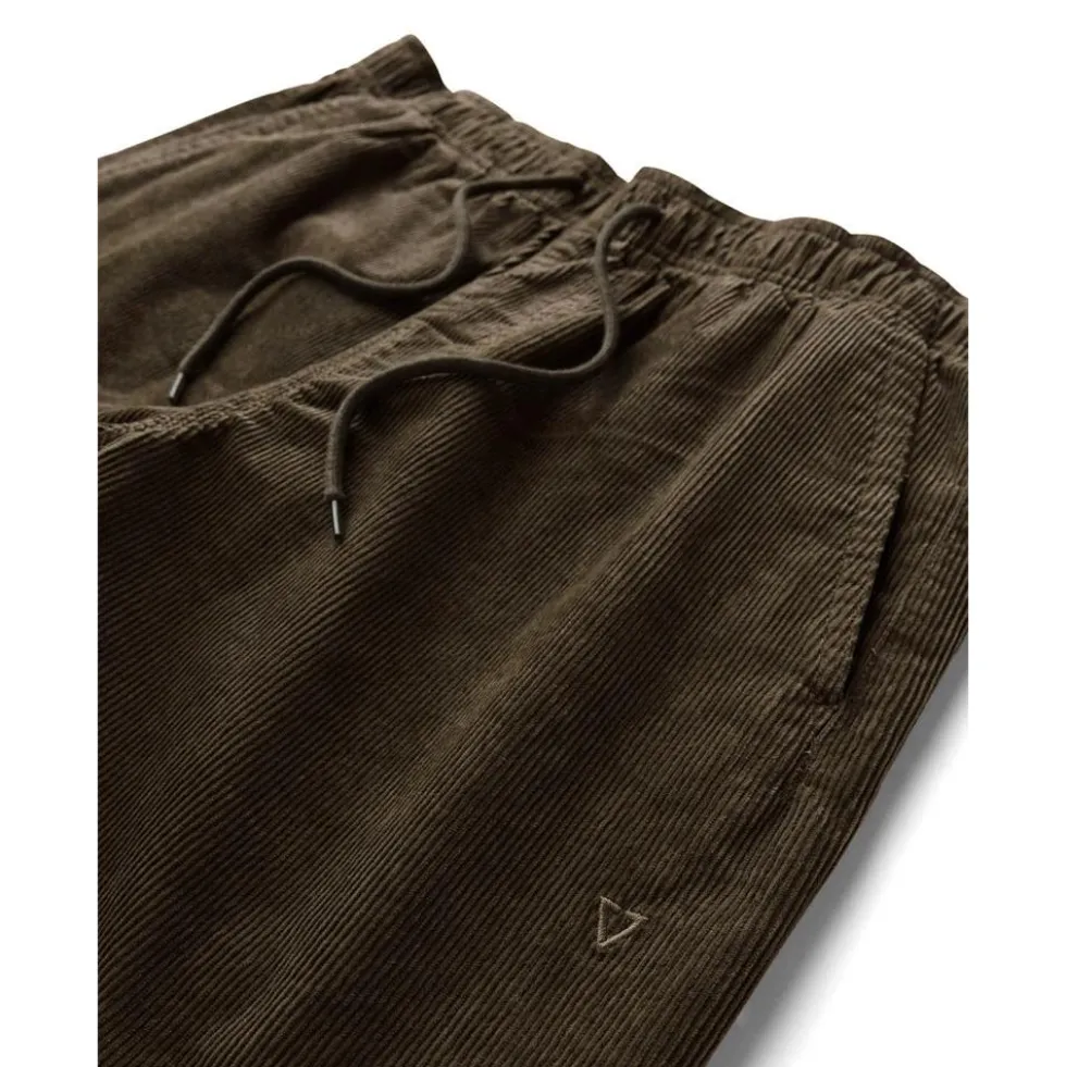 Pantaloncini Vissla No See Ums Cord Eco 17" Elastic Dark Earth