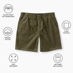 Pantaloncini Vissla No See Ums Cord Eco 17