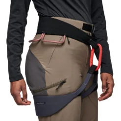 Pantaloni da alpinismo Black Diamond W Alpine Hybrid Walnut Anthracite