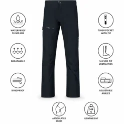 Pantaloni da alpinismo Norrona Falketind Dri1 Pants M Caviar