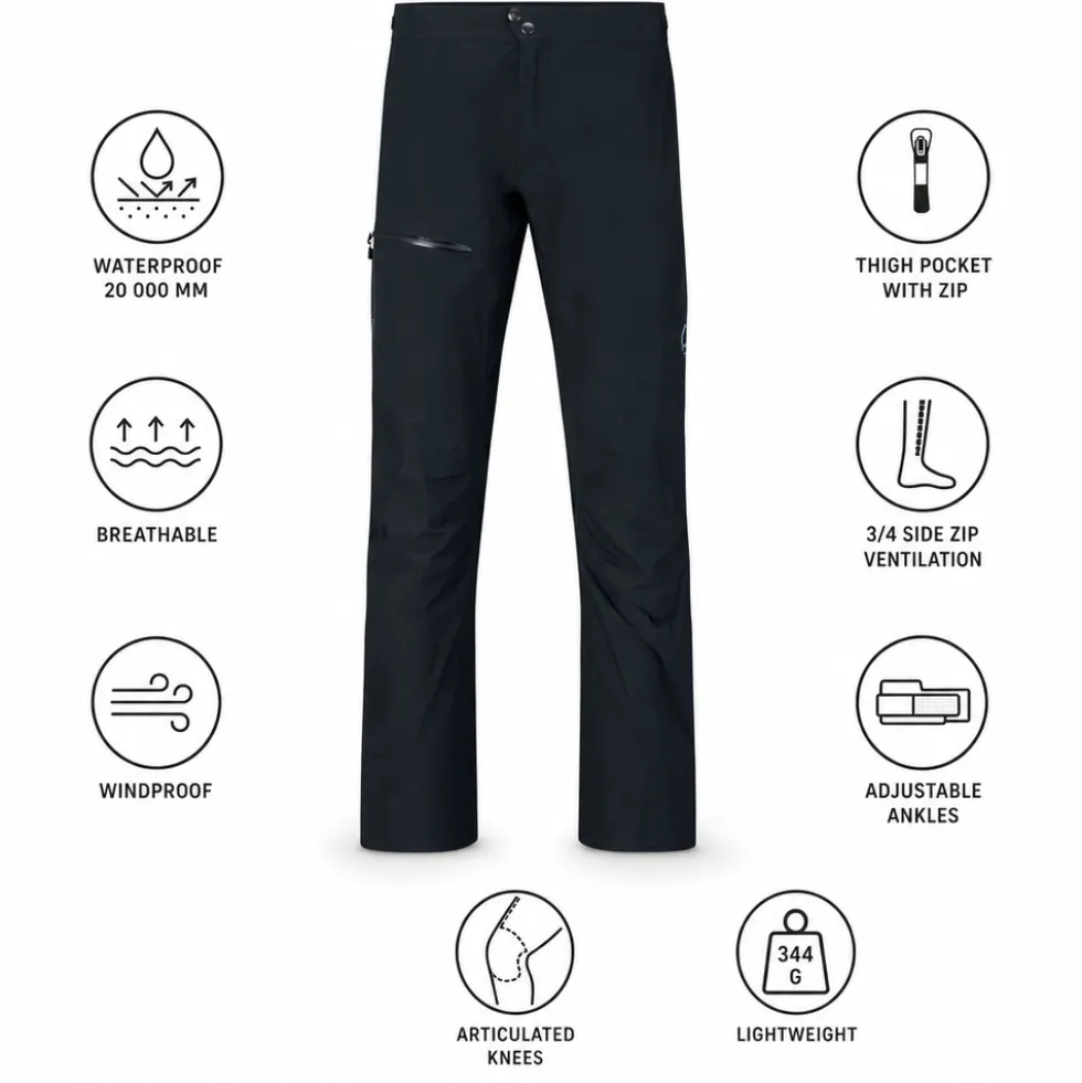 Pantaloni da alpinismo Norrona Falketind Dri1 Pants M Caviar