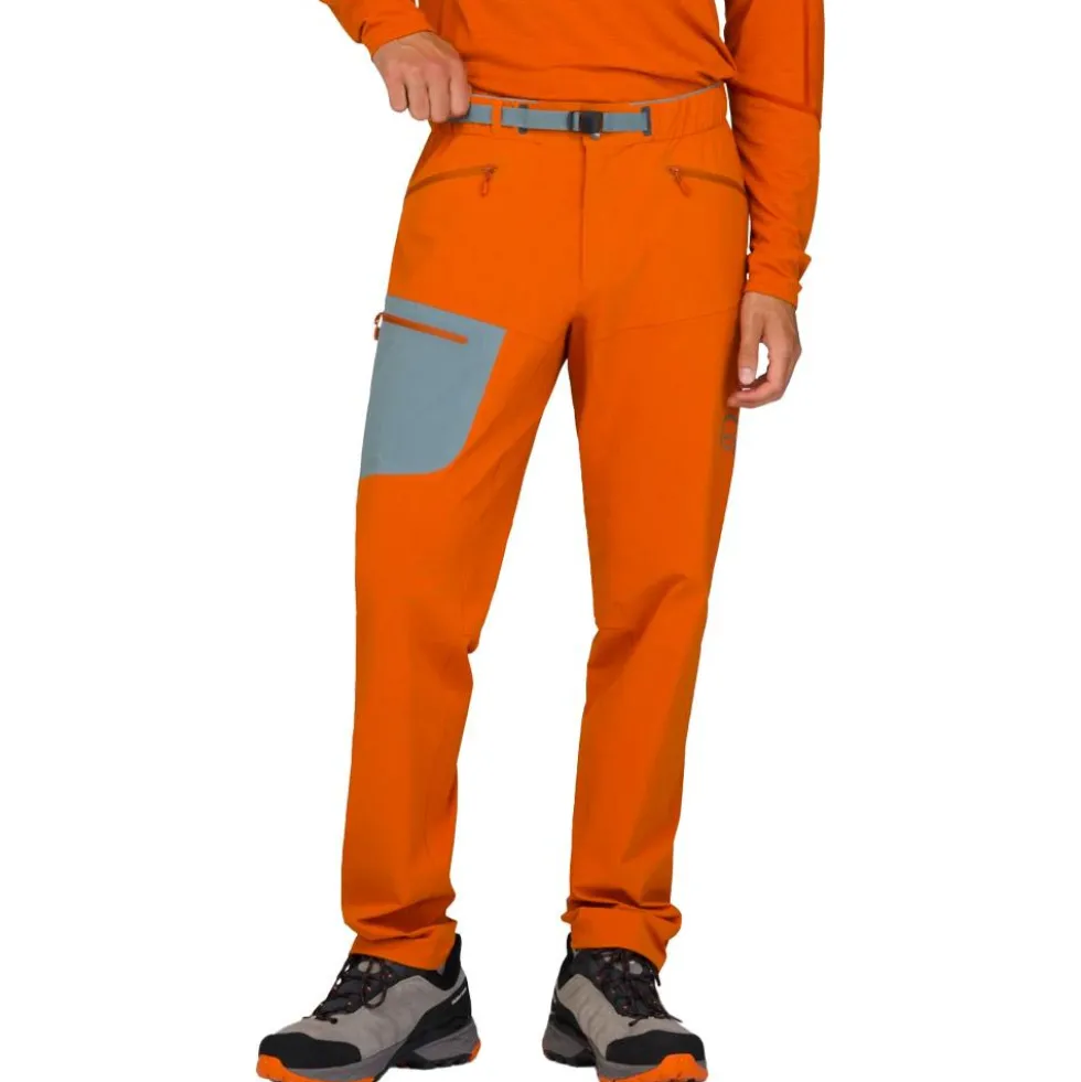 Pantaloni da alpinismo Norrona Falketind Flex1 Light Pants M Gold Flame
