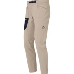 Pantaloni da alpinismo Norrona Falketind Flex1 Light Pants M Winter Twig Caviar Black