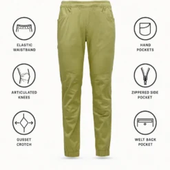 Pantaloni da arrampicata Black Diamond M Notion Pant Cedarwood Green