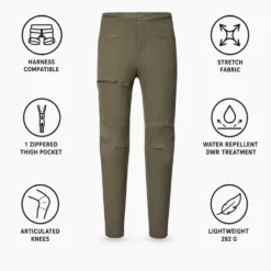 Pantaloni da arrampicata Millet Cimaï Poly Grape Leaf