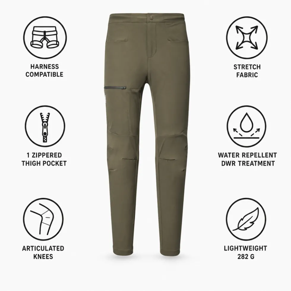 Pantaloni da arrampicata Millet Cimaï Poly Grape Leaf