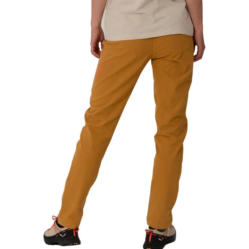 Pantaloni da arrampicata Salewa Lavaredo Hemp Chino Pant W Golden Brown