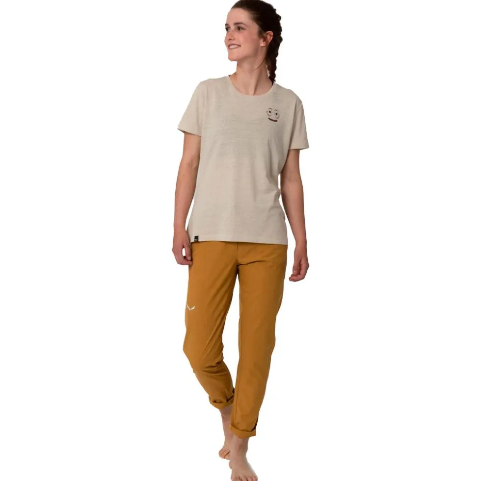 Pantaloni da arrampicata Salewa Lavaredo Hemp Chino Pant W Golden Brown